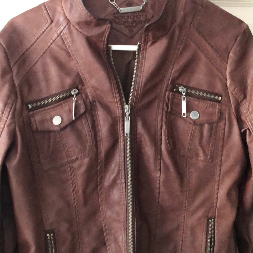 Faux Leather Joujou jacket